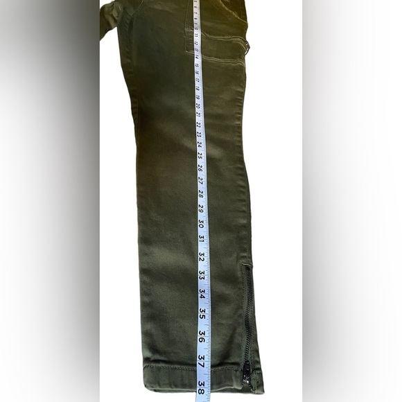 Joie Park Cargo Skinny Pants - Olive Green Size 16/33 New - Picture 10 of 12